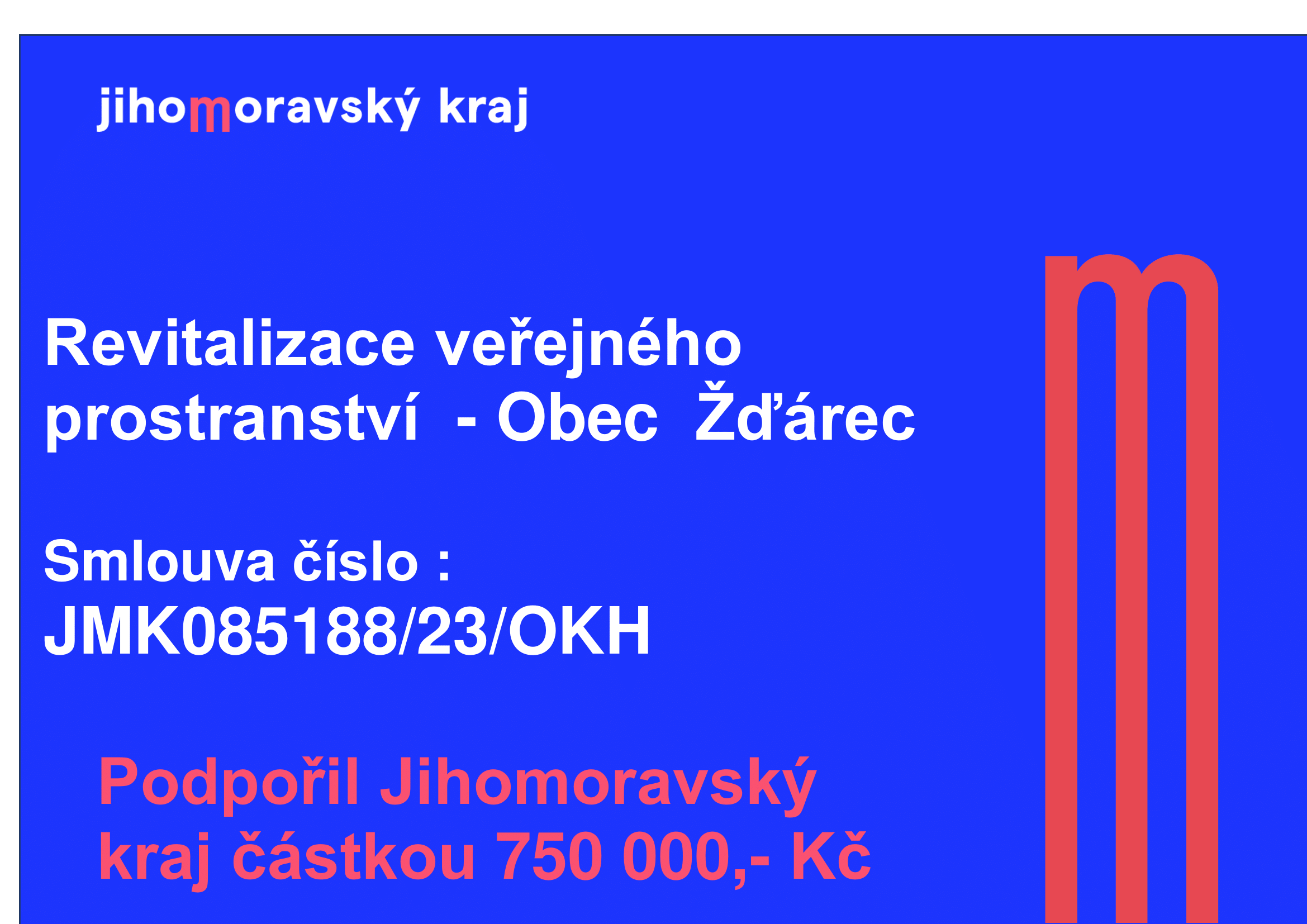 Obec Žďárec - revitalizce veřejného prostranství 6