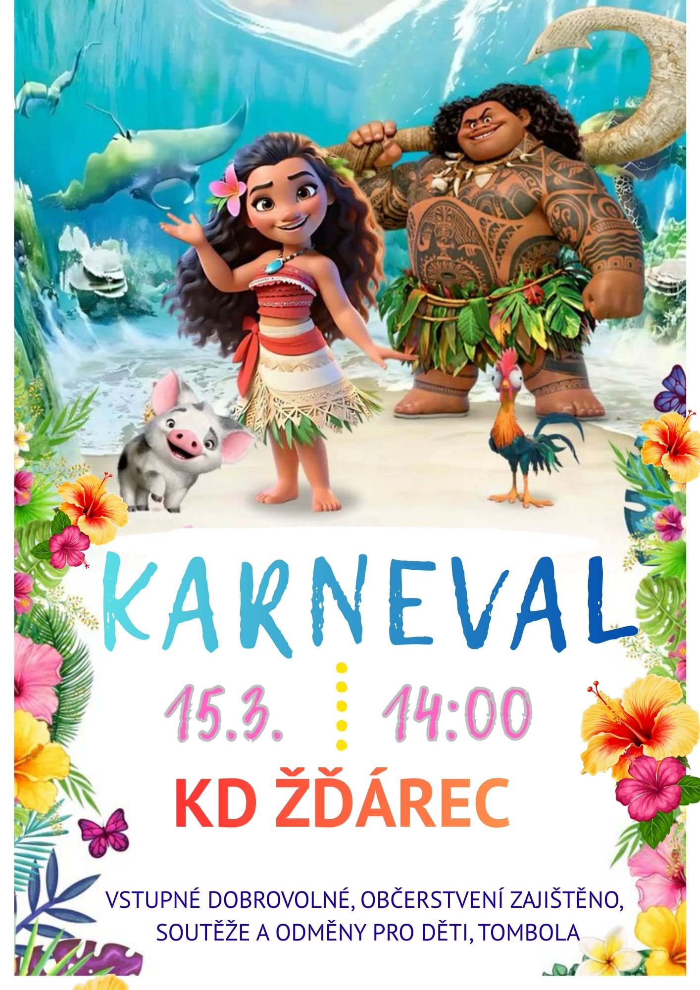 Obec Žďárec - Dětský karneval